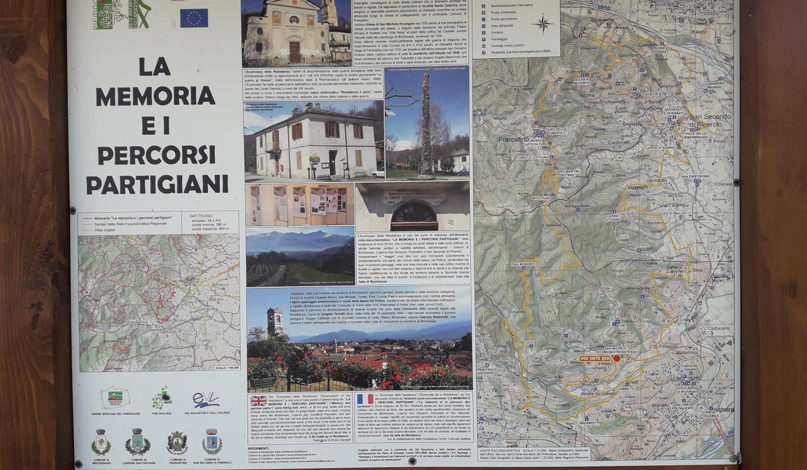 Inaugurato il Percorso Cicloturistico: "La Memoria e i Percorsi Partigiani"