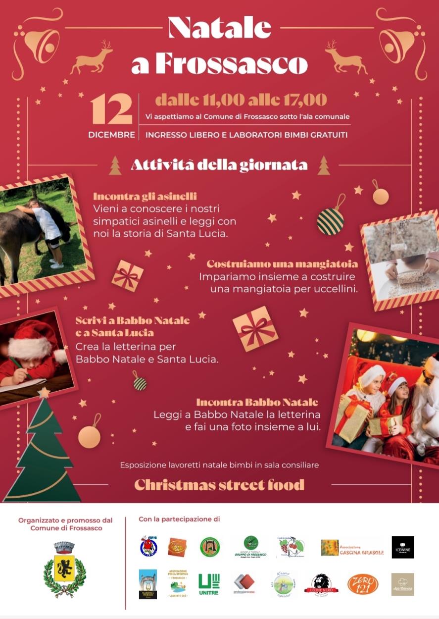 12 DICEMBRE una giornata natalizia a FROSSASCO