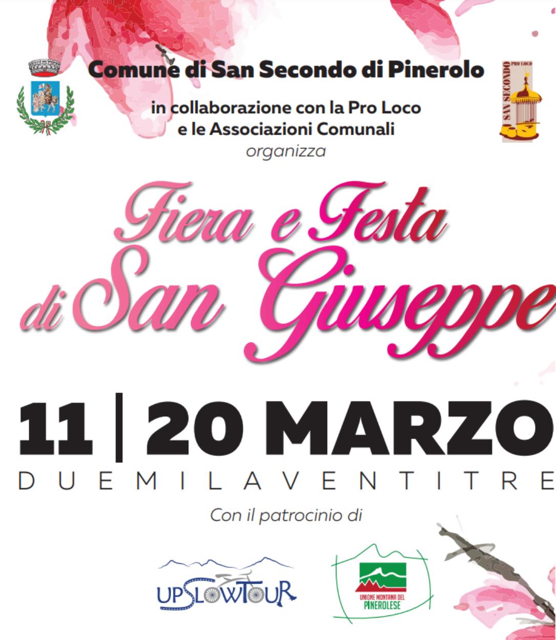 San Secondo di Pinerolo: Fiera e Festa di San Giuseppe