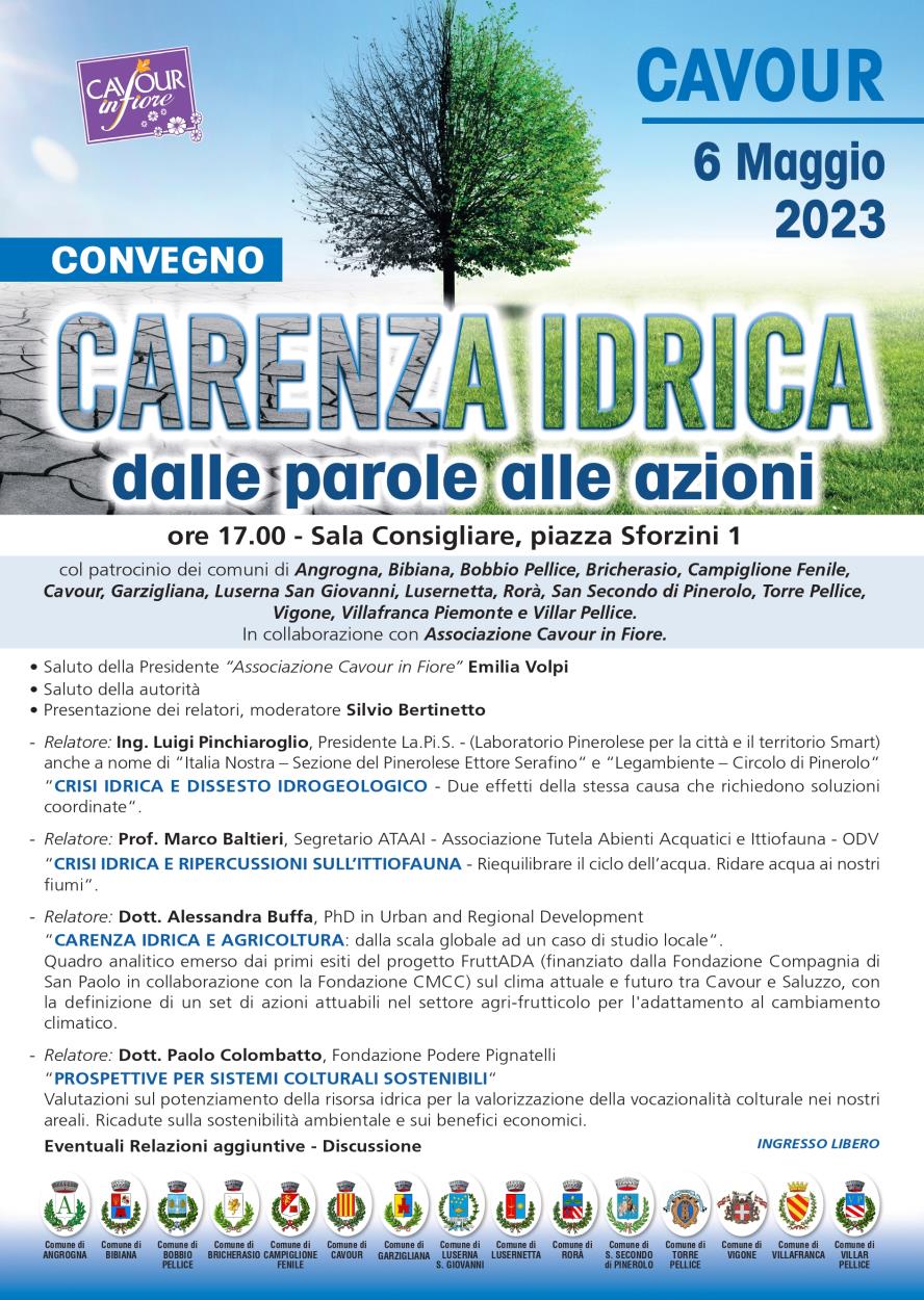 Convegno sulla carenza idrica