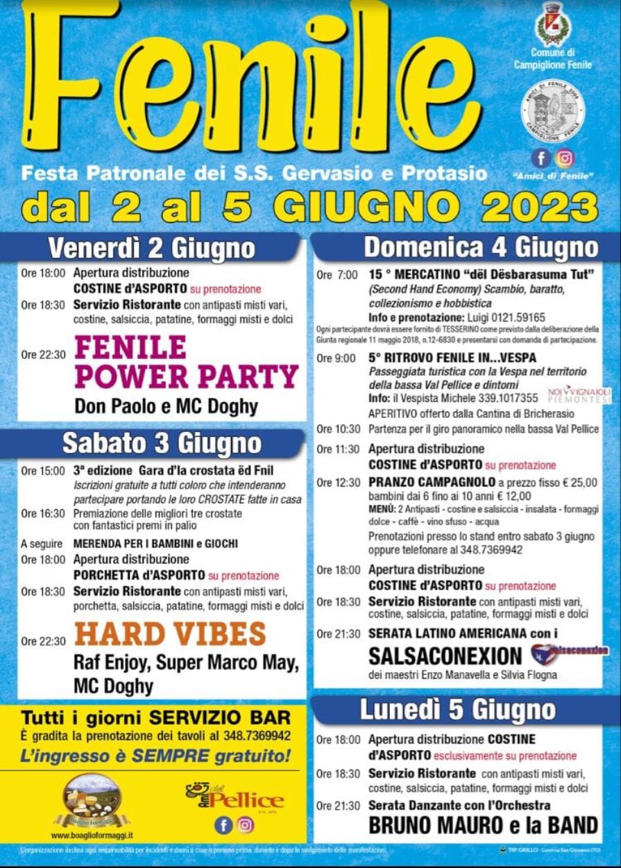 Fenile: Festa Patronale dei S.S. Gervasio e Protasio