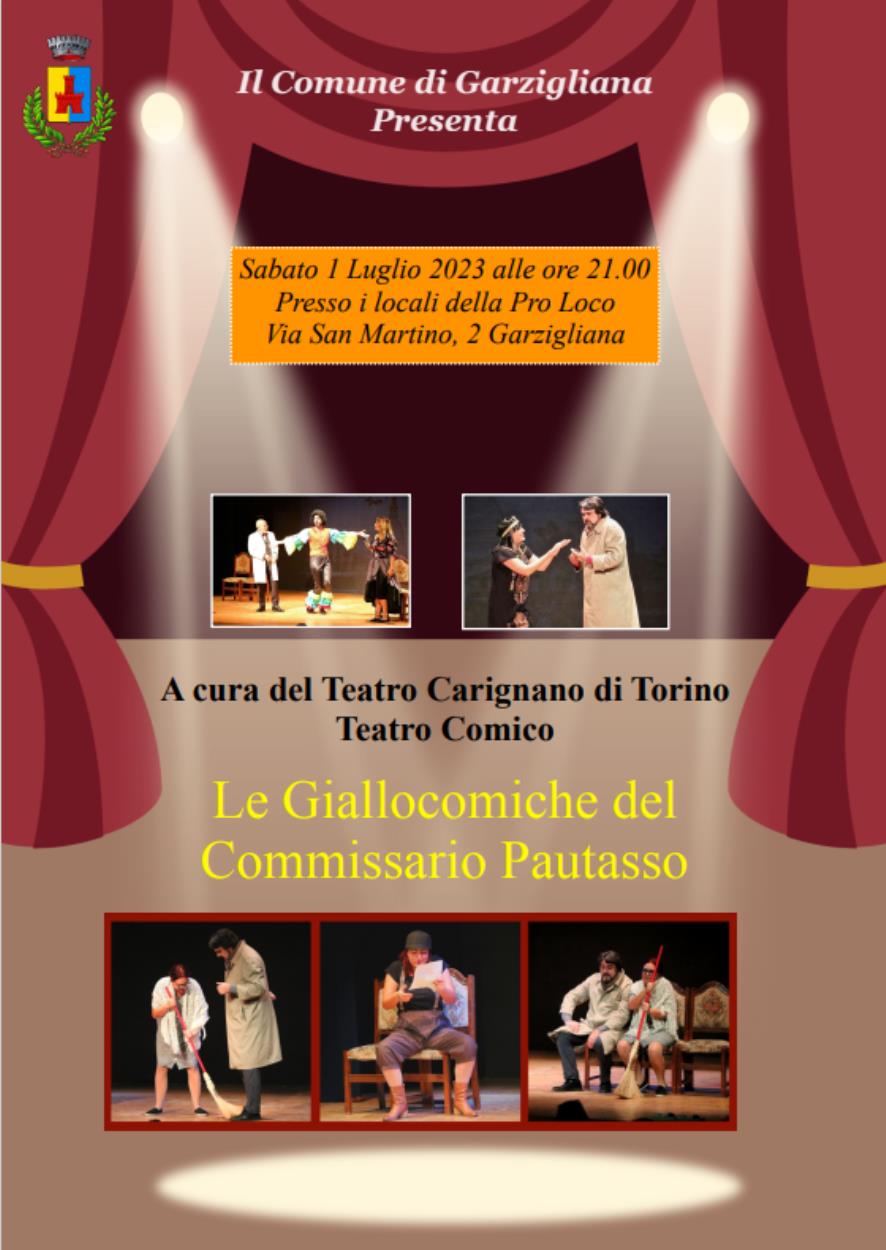 Garzigliana: spettacolo teatrale