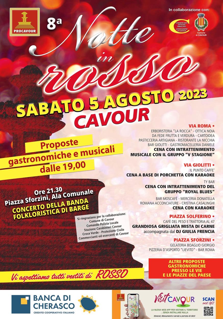 Cavour: Notte in Rosso
