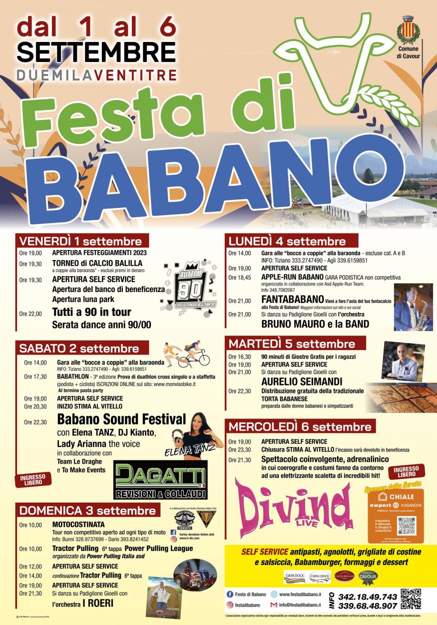 Cavour: Festa di Babano