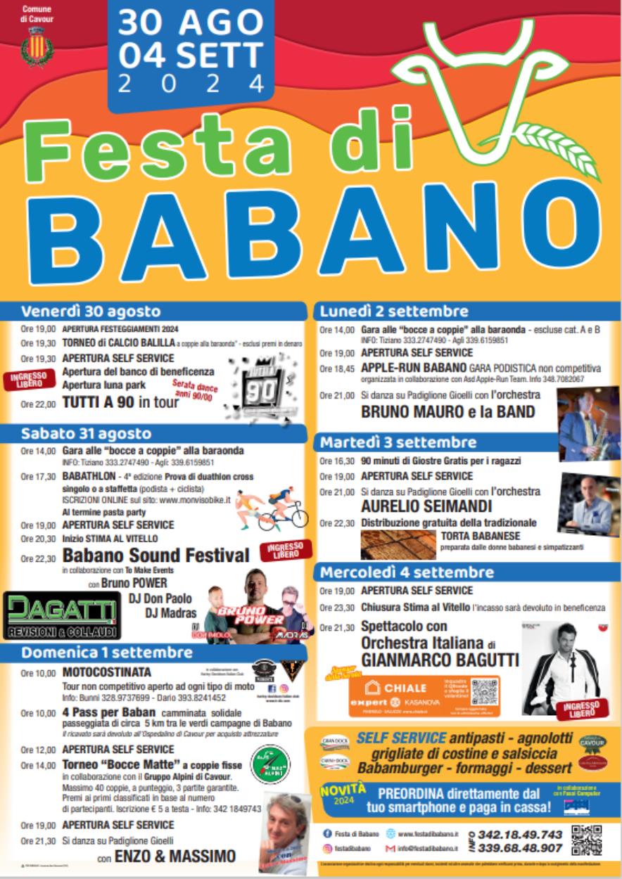 Cavour: Festa di Babano