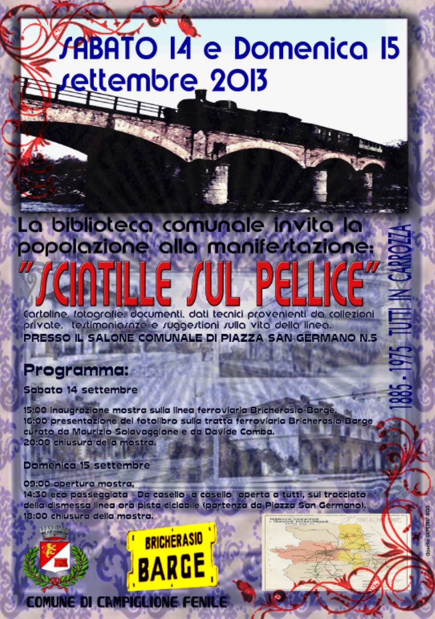 "Scintille sul Pellice" tra i comuni di Bricherasio e Campiglione Fenile