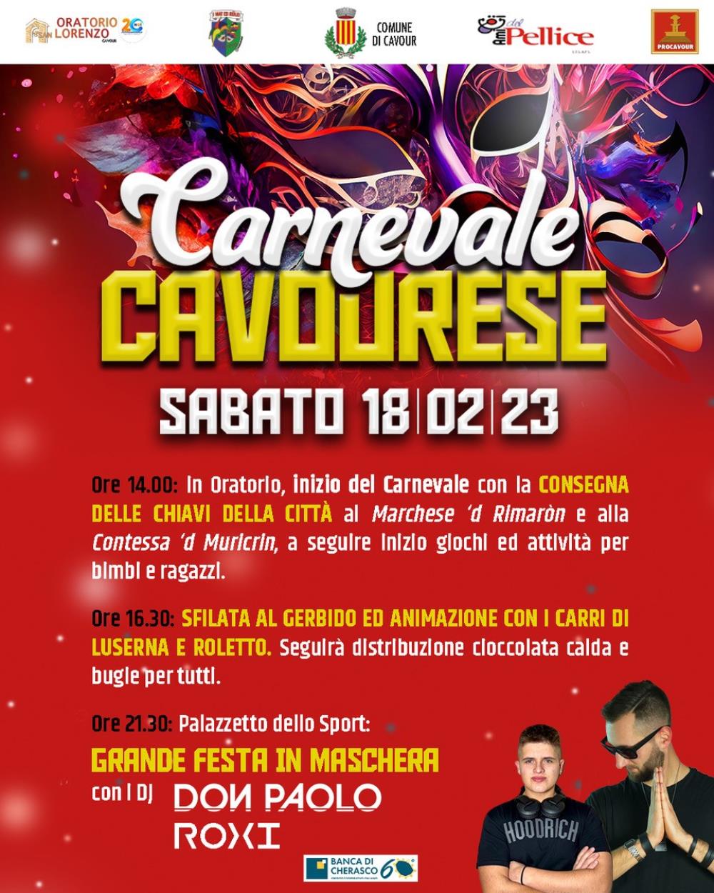 CAVOUR: Carnevale Cavourese