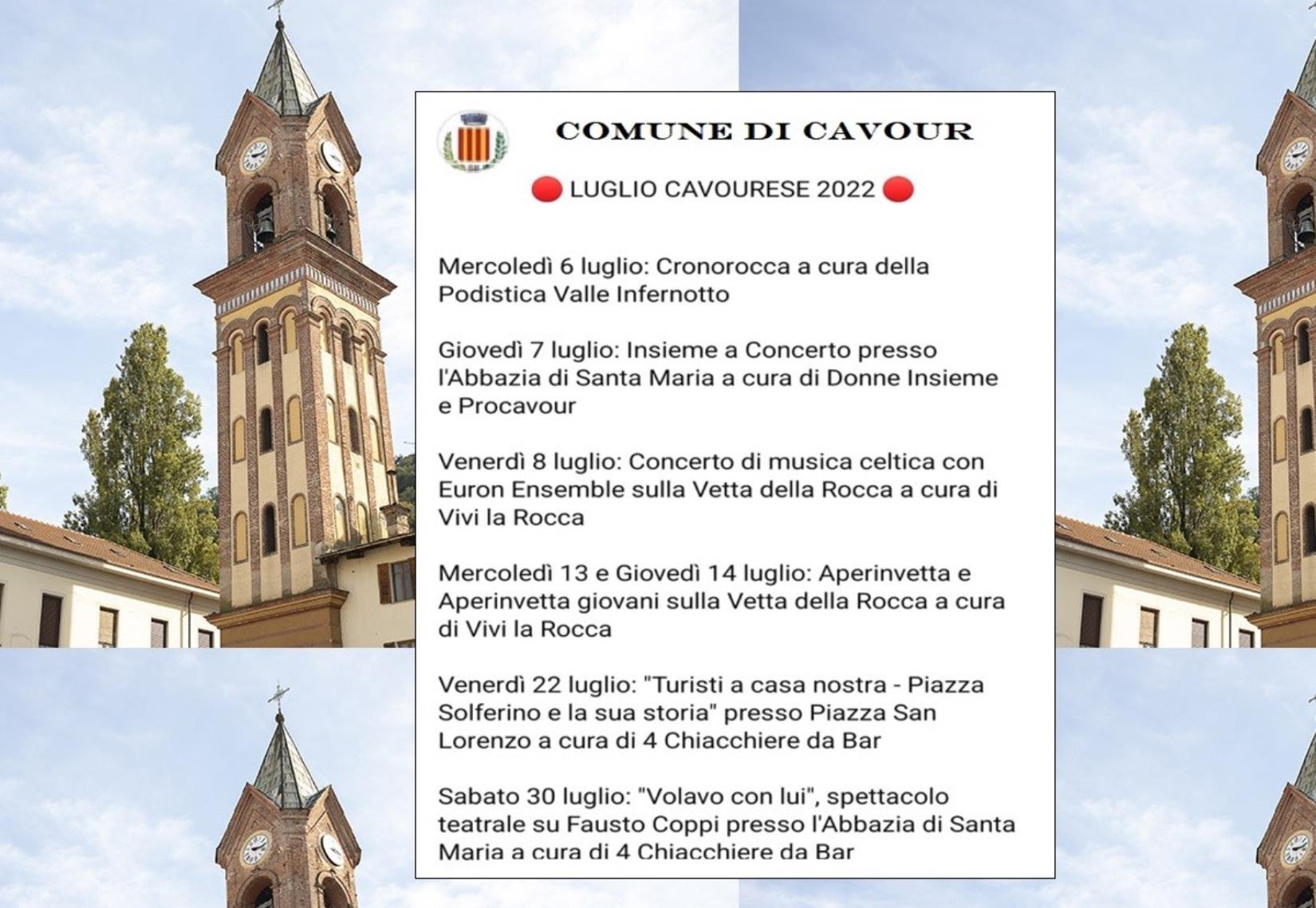 CAVOUR:  Luglio Cavourese